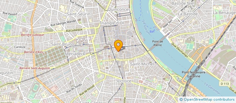 localisation de l'entreprise PB GEM à BORDEAUX