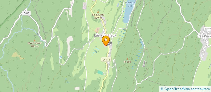 localisation de l'entreprise PB GEST  ETIVAL