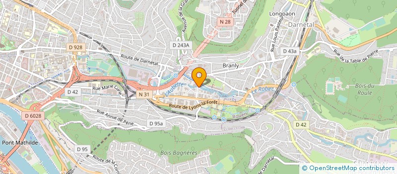 localisation de l'entreprise PB HOLDING  ROUEN