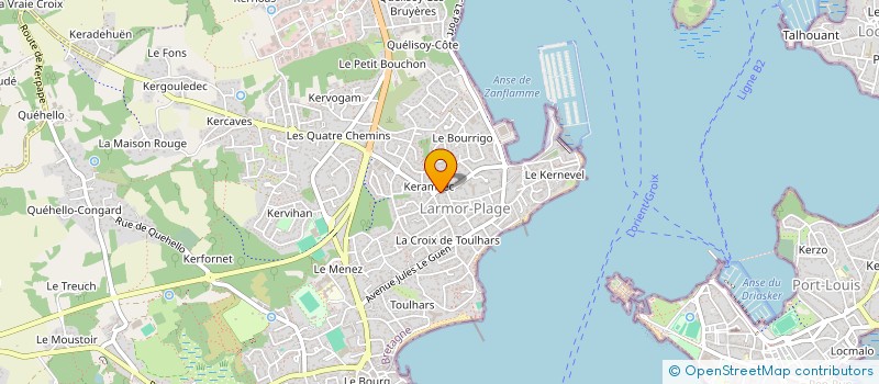 localisation de l'entreprise PB HOLDING à LARMOR-PLAGE