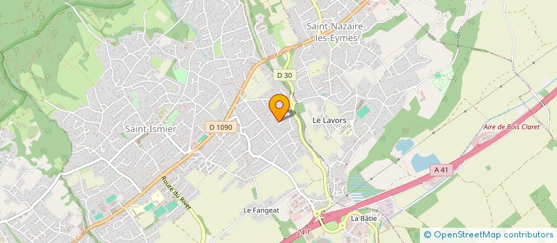 localisation de l'entreprise PB IMMO  SAINT-ISMIER