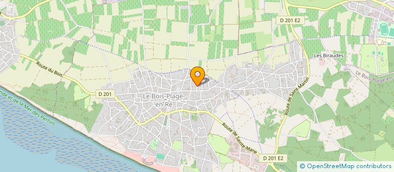 localisation de l'entreprise PB IMMO  LE BOIS-PLAGE-EN-RE