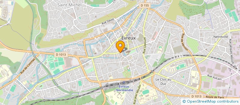 localisation de l'entreprise PB IMMOBILIER à EVREUX