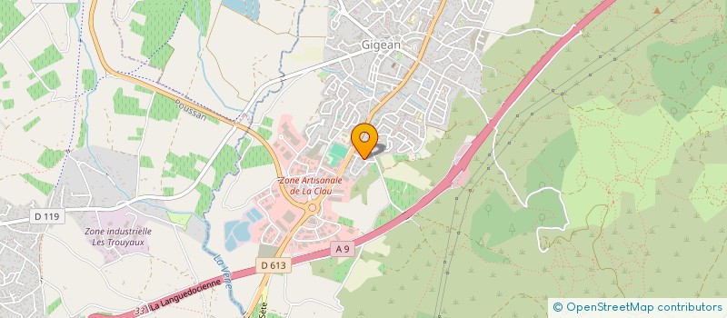 localisation de l'entreprise PB IMMOBILIER  GIGEAN