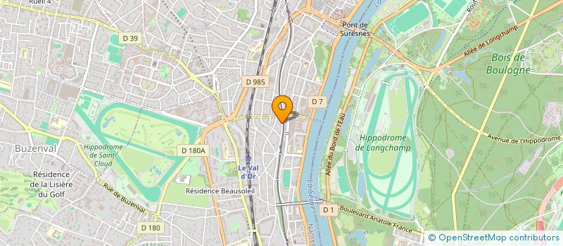 localisation de l'entreprise PB INVEST à SAINT-CLOUD