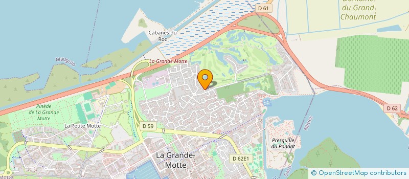 localisation de l'entreprise PB INVEST à LA GRANDE-MOTTE