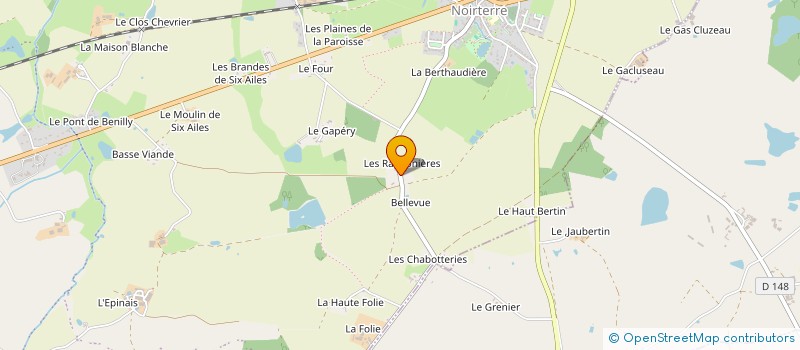 localisation de l'entreprise PB INVEST  BRESSUIRE