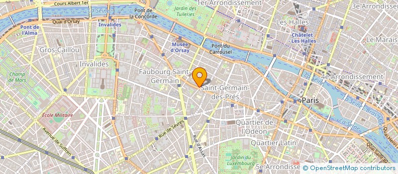 localisation de l'entreprise PB-ISA  PARIS