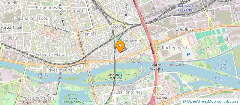 localisation de l'entreprise PB-LM  TOURS