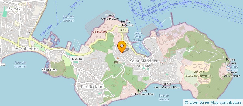 localisation de l'entreprise PB MEDIATION EXPERTISE à SAINT-MANDRIER-SUR-MER