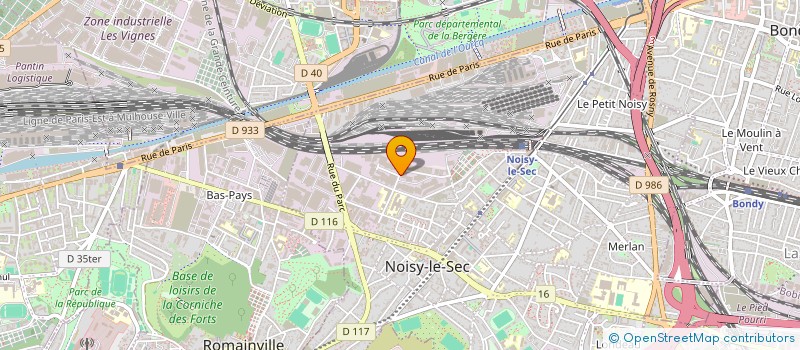 localisation de l'entreprise PB NOISY à NOISY-LE-SEC