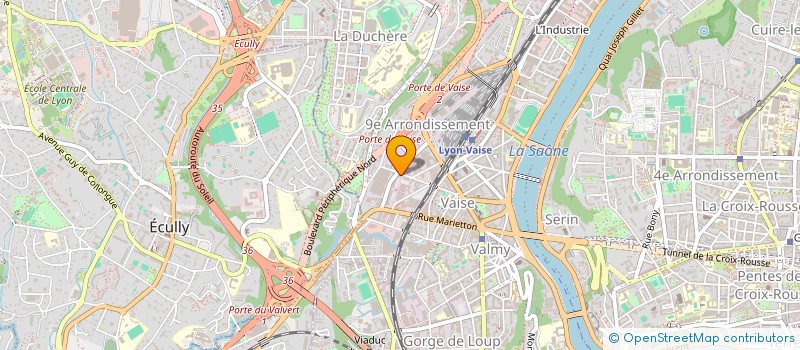 localisation de l'entreprise PB ONE  LYON