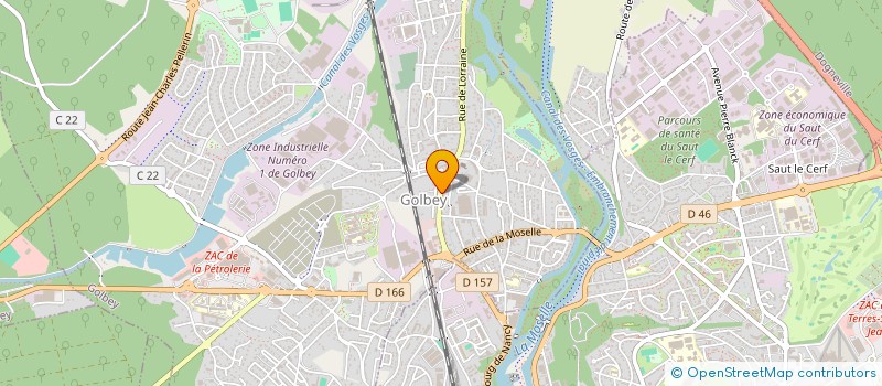 localisation de l'entreprise PB PARISSE  GOLBEY