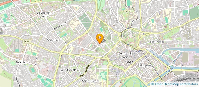 localisation de l'entreprise PB PARTICIPATIONS à CAEN