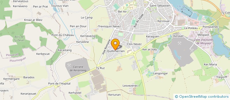 localisation de l'entreprise PB.PLAC à SAINT-RENAN