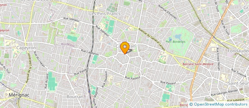 localisation de l'entreprise PB PROM à BORDEAUX