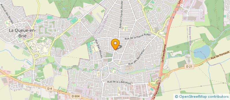 localisation de l'entreprise PB RENOV  PONTAULT-COMBAULT