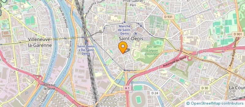 localisation de l'entreprise PB SAINT DENIS 93 à SAINT-DENIS