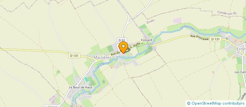 localisation de l'entreprise PB SERVICES  MAIZIERES