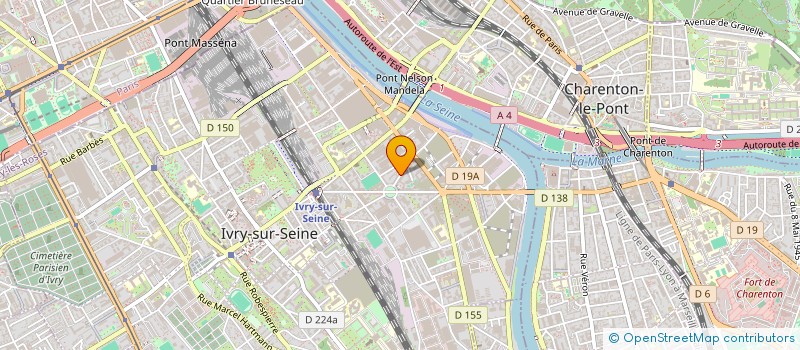 localisation de l'entreprise PB SPEED  IVRY-SUR-SEINE