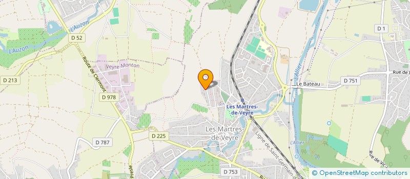 localisation de l'entreprise PB SWIM  LES MARTRES-DE-VEYRE