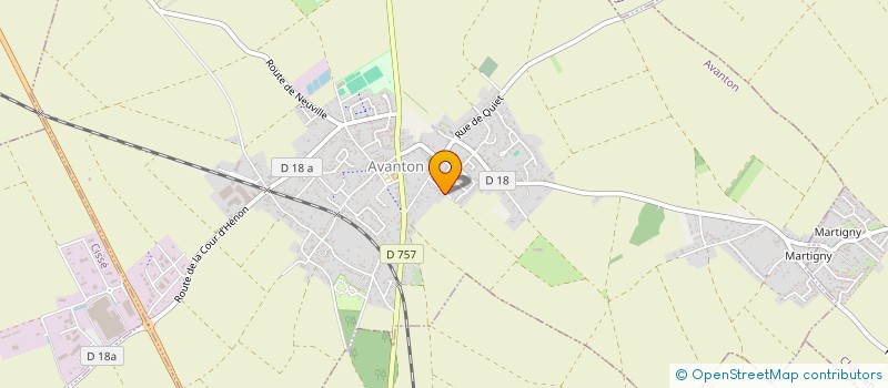 localisation de l'entreprise PB TAXI 86  AVANTON