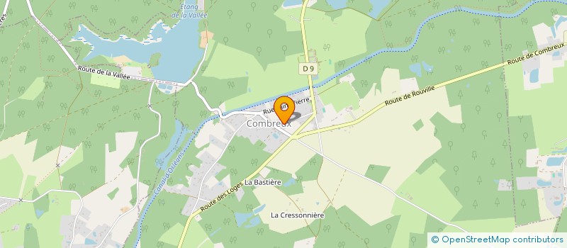 localisation de l'entreprise PB TERRASSEMENT à COMBREUX