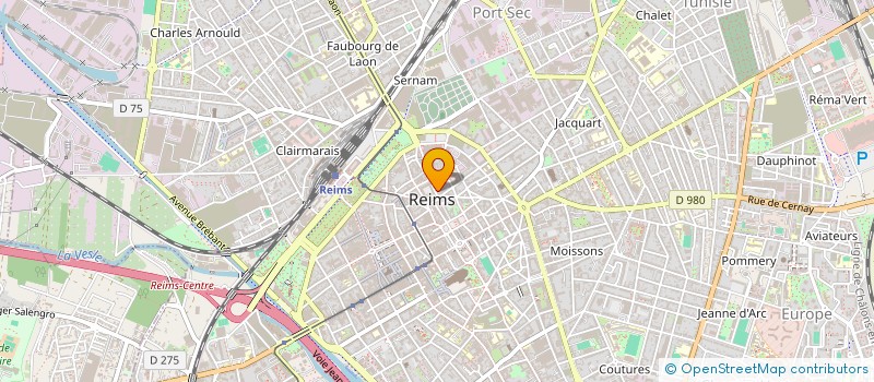 localisation de l'entreprise PB TRANSITION à REIMS