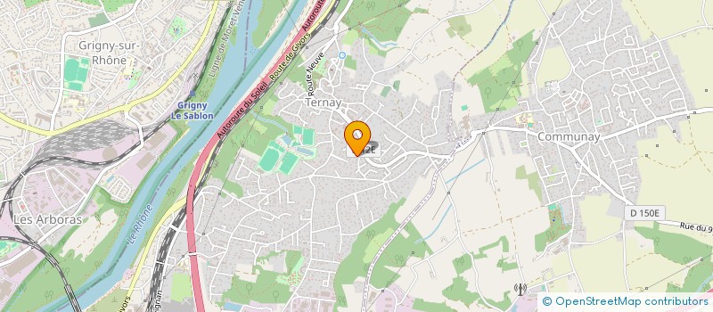 localisation de l'entreprise PB TRAVAUX  TERNAY