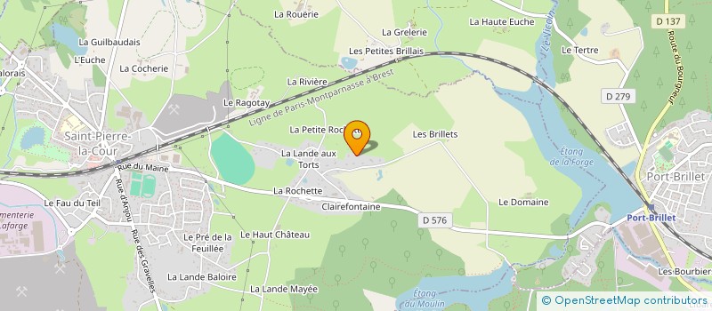 localisation de l'entreprise PB1  SAINT-PIERRE-LA-COUR