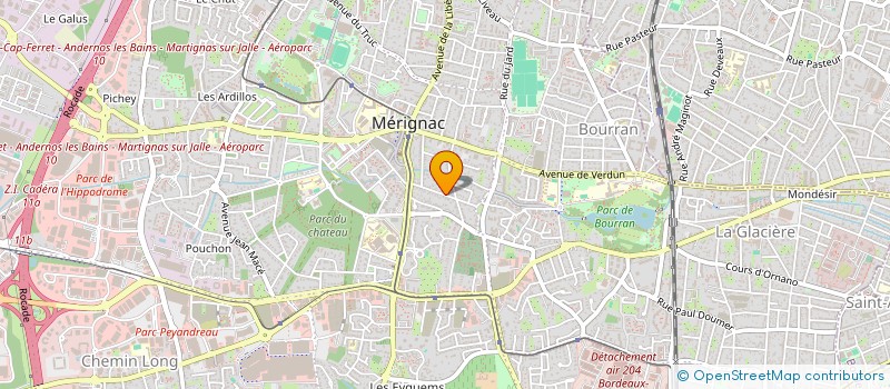 localisation de l'entreprise PB2  MERIGNAC