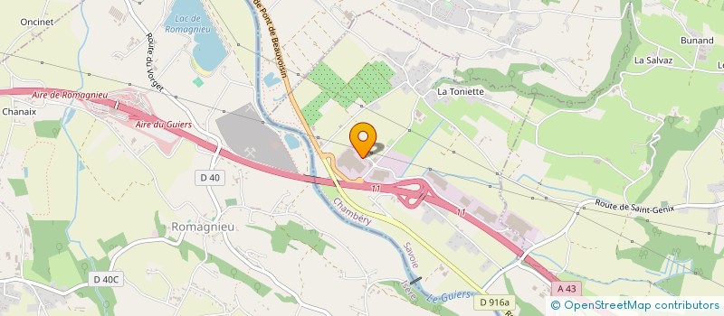 localisation de l'entreprise PB2G  LE PONT-DE-BEAUVOISIN