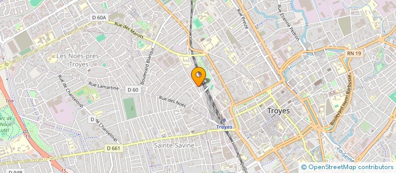 localisation de l'entreprise PB2G à TROYES