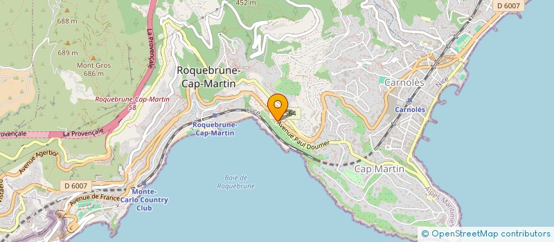 localisation de l'entreprise PB2J à ROQUEBRUNE-CAP-MARTIN
