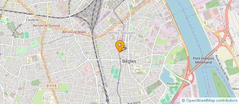 localisation de l'entreprise PBA à BEGLES