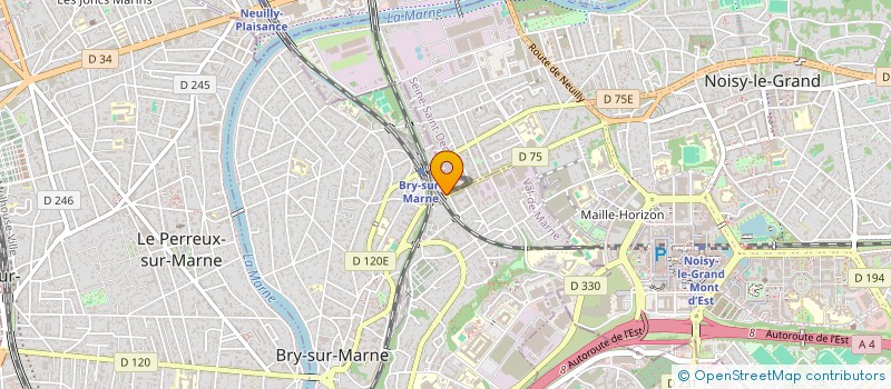 localisation de l'entreprise PBA CREW  BRY-SUR-MARNE