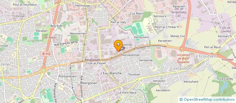 localisation de l'entreprise PBA' DVENTURE à BREST