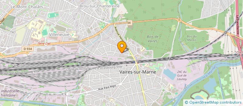 localisation de l'entreprise PBA - SETX INVEST  VAIRES-SUR-MARNE