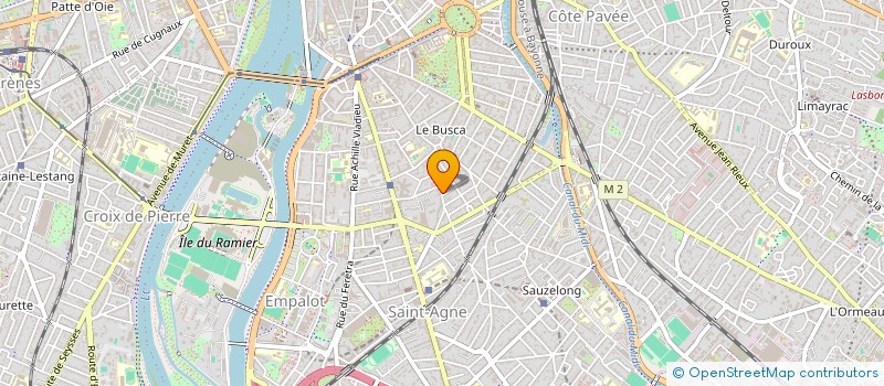 localisation de l'entreprise PBAG CONSEIL  TOULOUSE