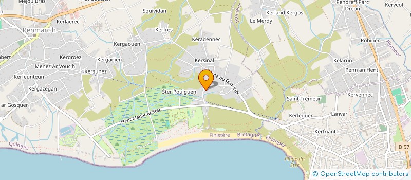 localisation de l'entreprise PBAS  PENMARCH