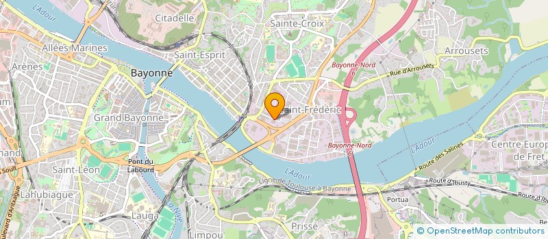 localisation de l'entreprise PBB à BAYONNE