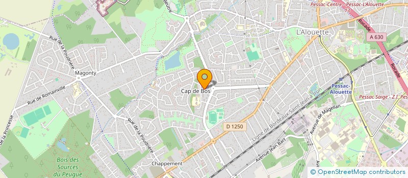 localisation de l'entreprise PBC à PESSAC