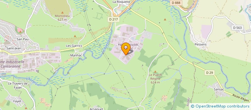 localisation de l'entreprise PBC  ONET-LE-CHATEAU