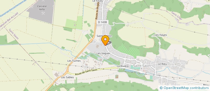 localisation de l'entreprise PBC AUTOMATISMES  SAINT-SAVIN