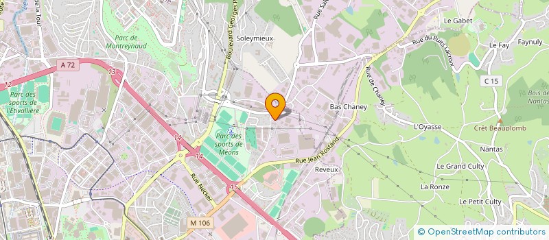 localisation de l'entreprise PBC IMMO PRO  SAINT-ETIENNE