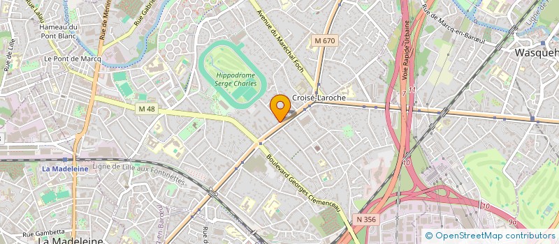 localisation de l'entreprise PBC INVEST à MARCQ-EN-BARŒUL