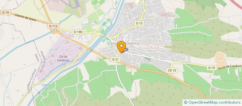 localisation de l'entreprise PBC LE STUDIO  LANCON-PROVENCE