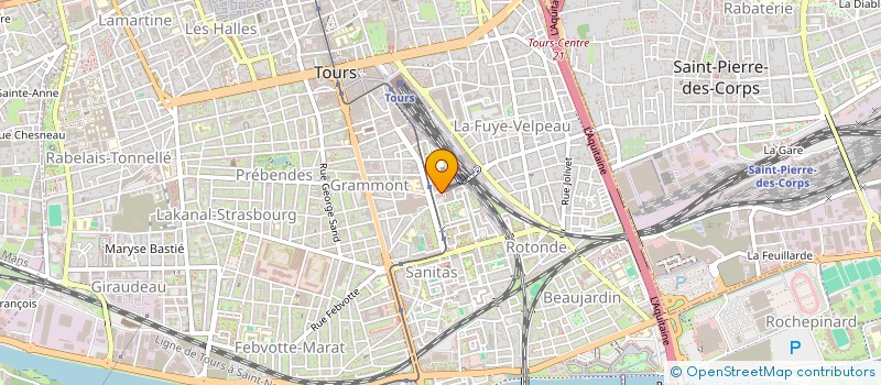 localisation de l'entreprise PBCC à TOURS