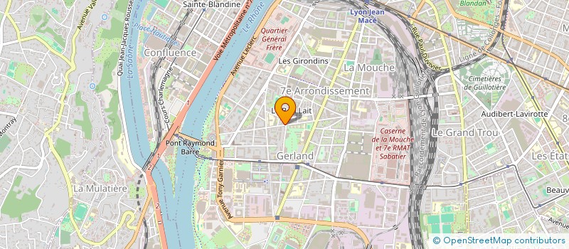 localisation de l'entreprise PBCI à LYON