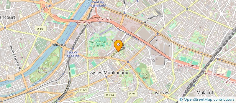 localisation de l'entreprise PBCM CONSEIL à ISSY-LES-MOULINEAUX